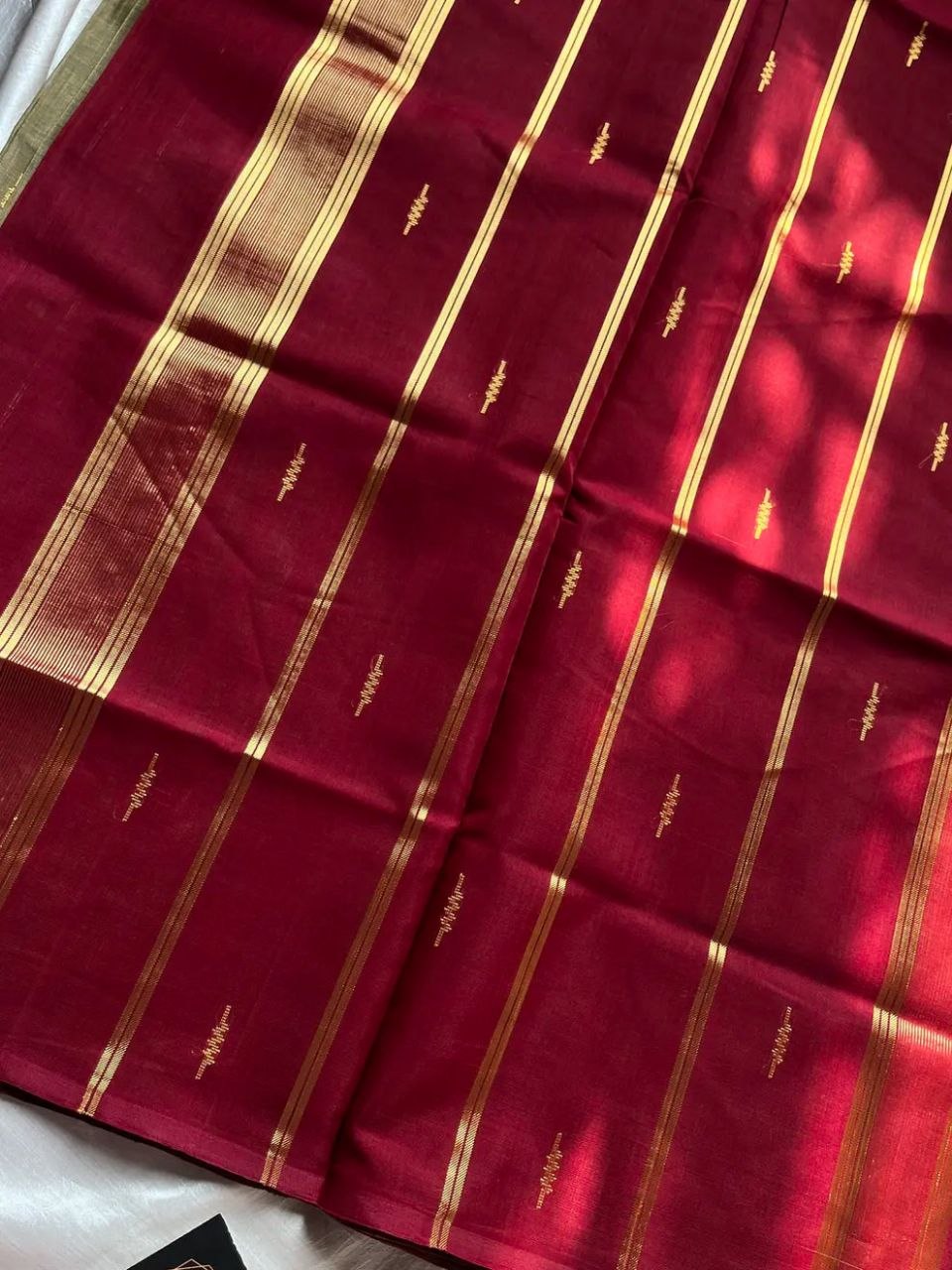 Vegan Silk Saree – Royal Blue | Handloom Art Silk