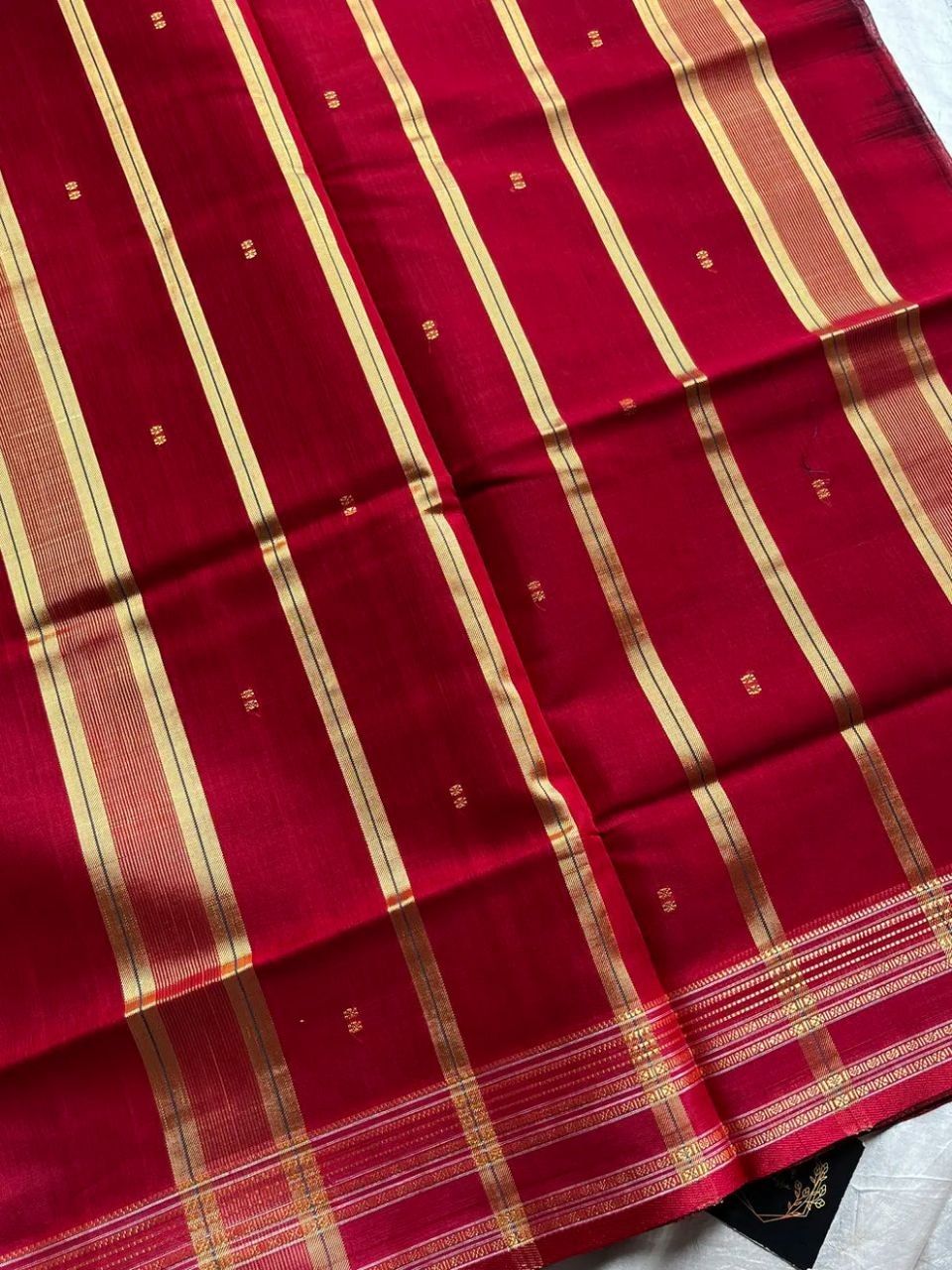 Vegan Silk Saree – Blue | Handloom Art Silk